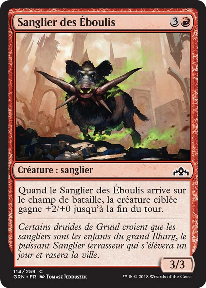 Sanglier des Éboulis