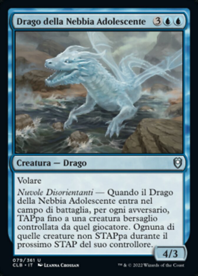 Drago della Nebbia Adolescente