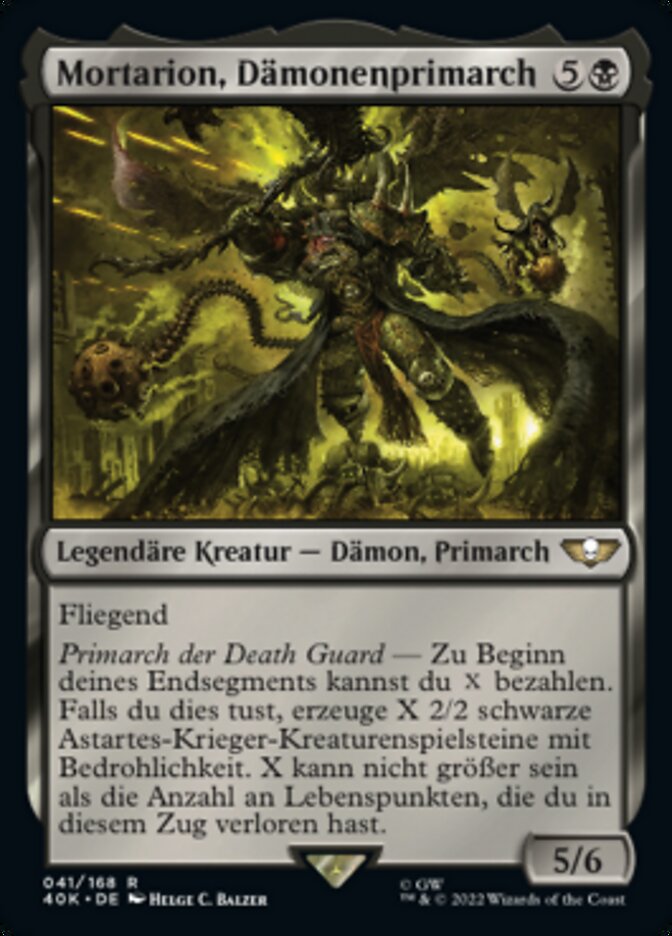 Mortarion, Dämonenprimarch