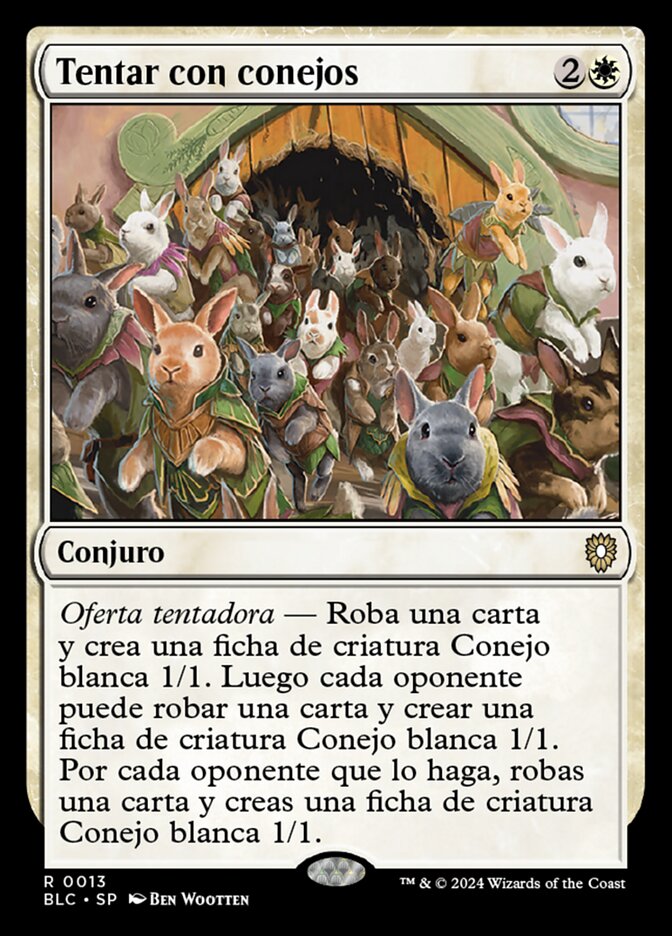 Tentar con conejos