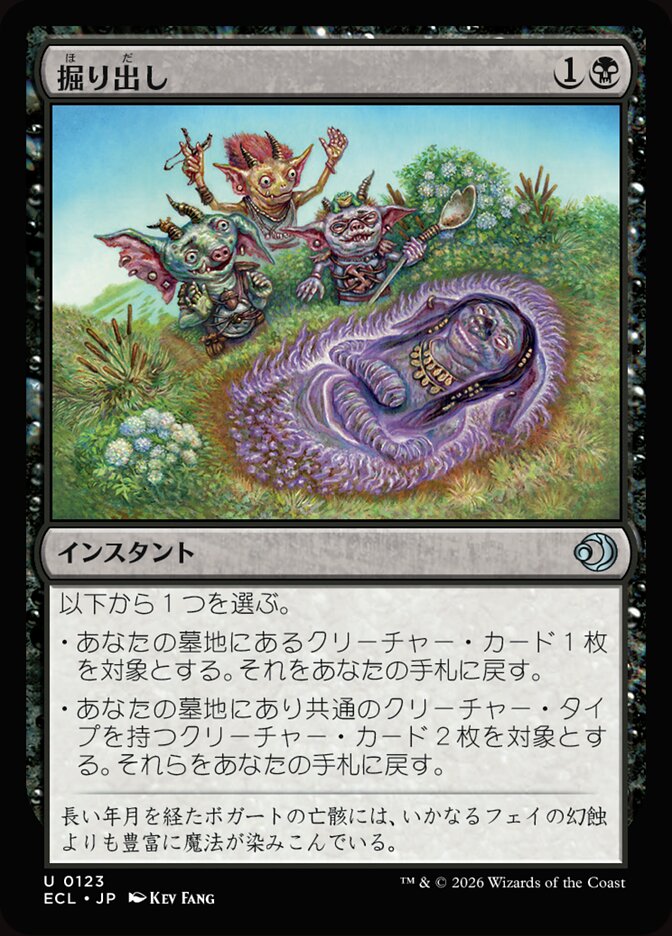 掘り出し