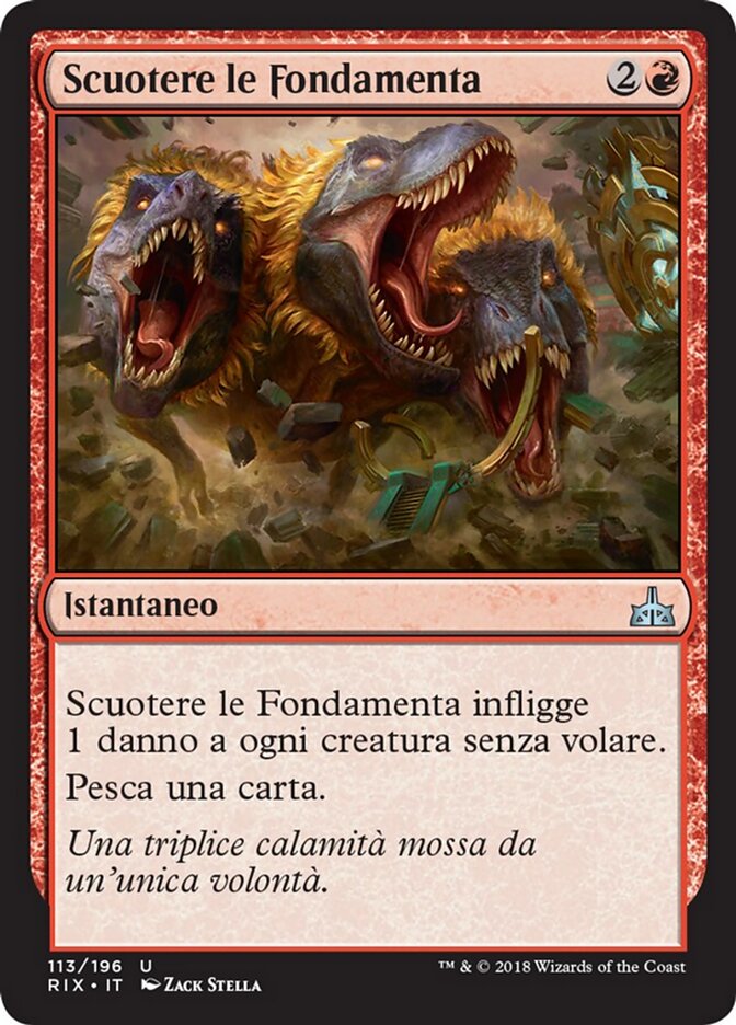 Scuotere le Fondamenta