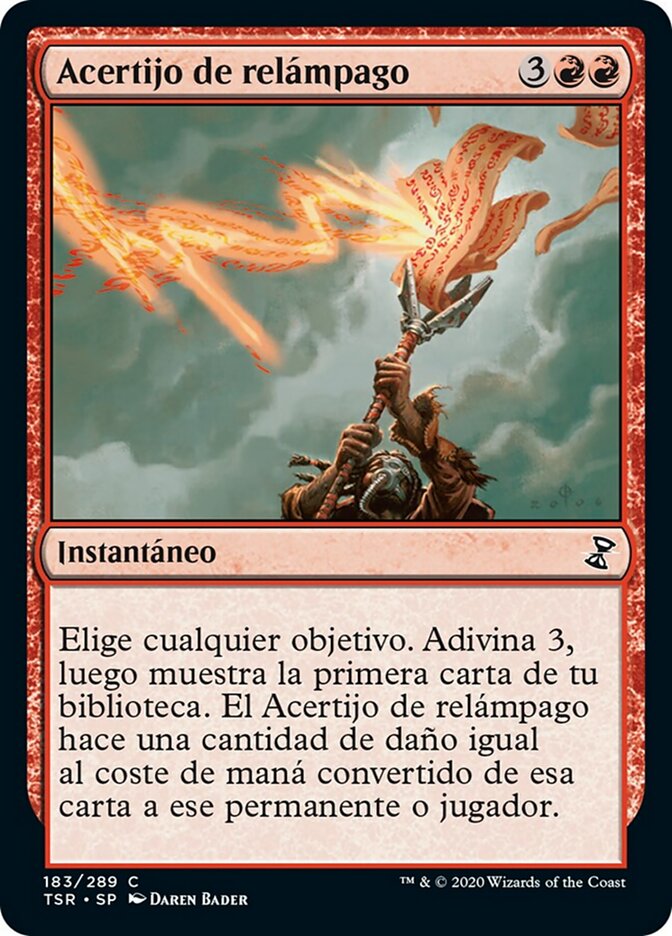 Acertijo de relámpago