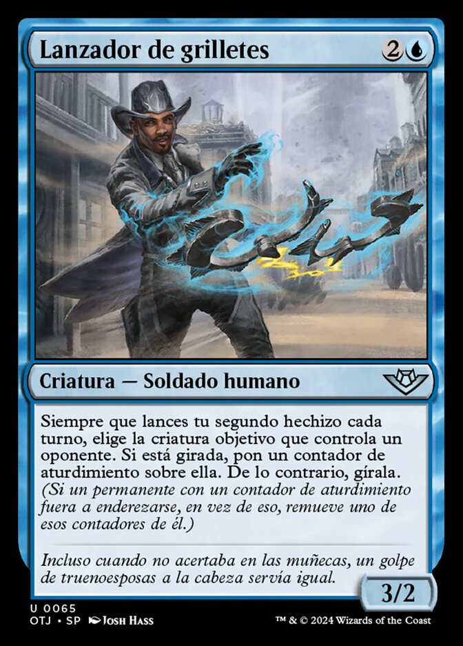 Lanzador de grilletes