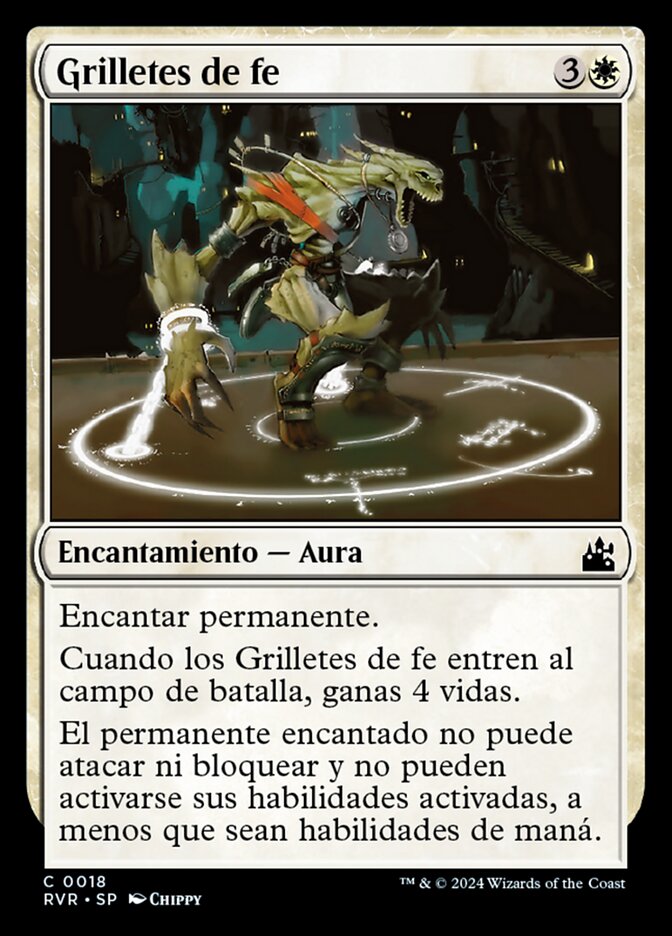 Grilletes de fe