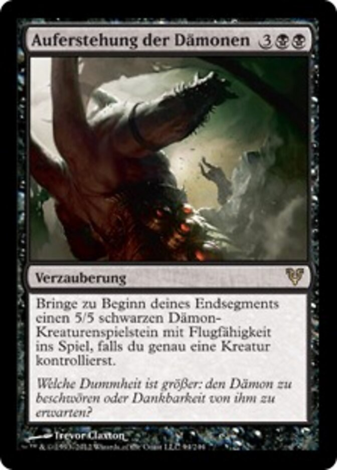 Auferstehung der Dämonen