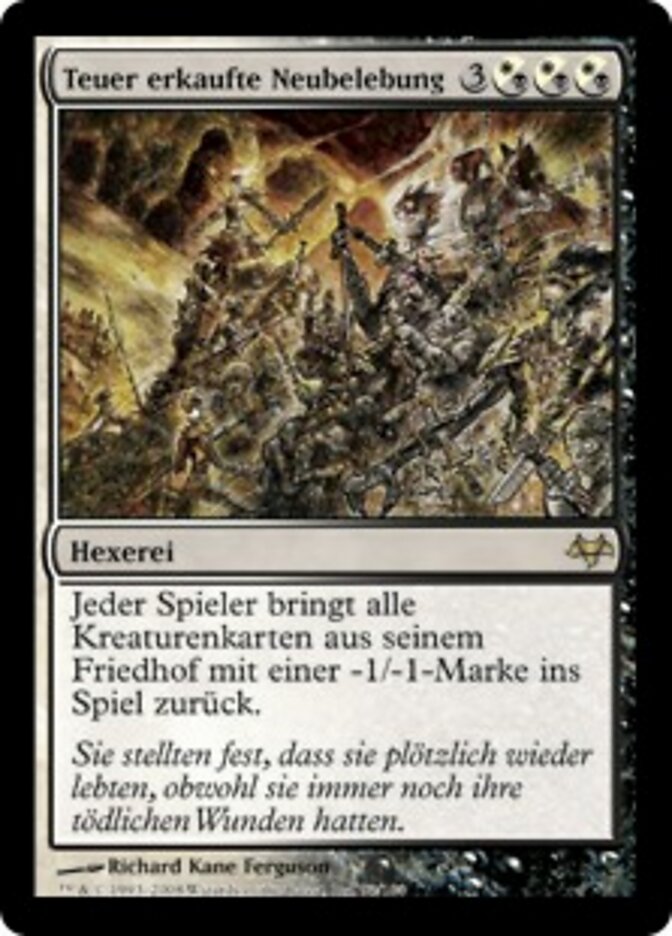 Teuer erkaufte Neubelebung