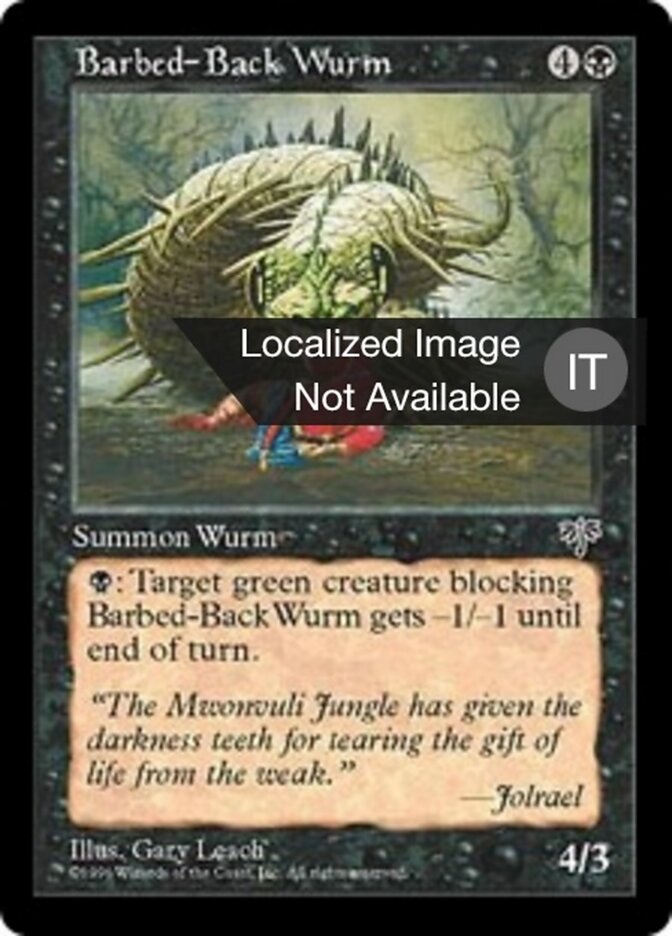 Wurm dal Dorso Spinato
