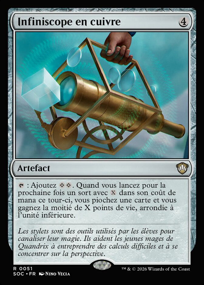 Infiniscope en cuivre