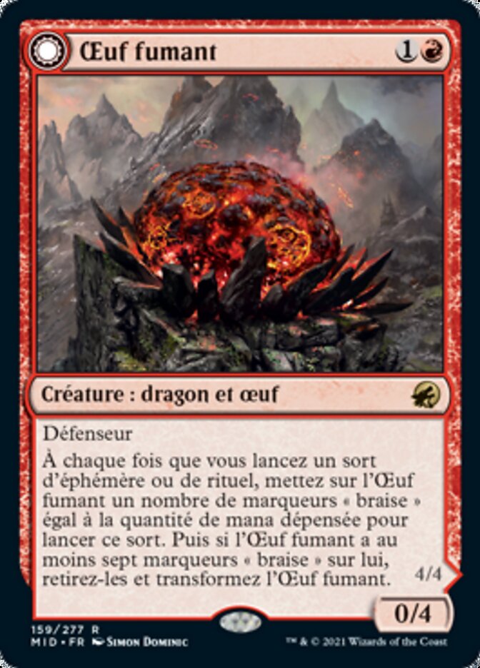 Smoldering Egg // Ashmouth Dragon
