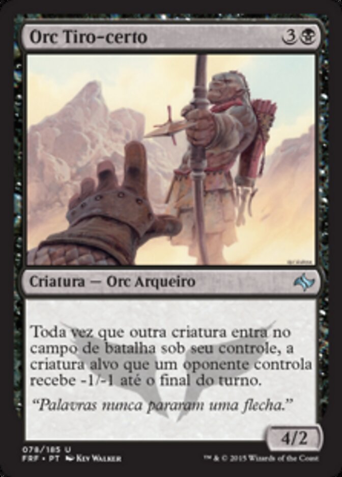 Orc Tiro-certo