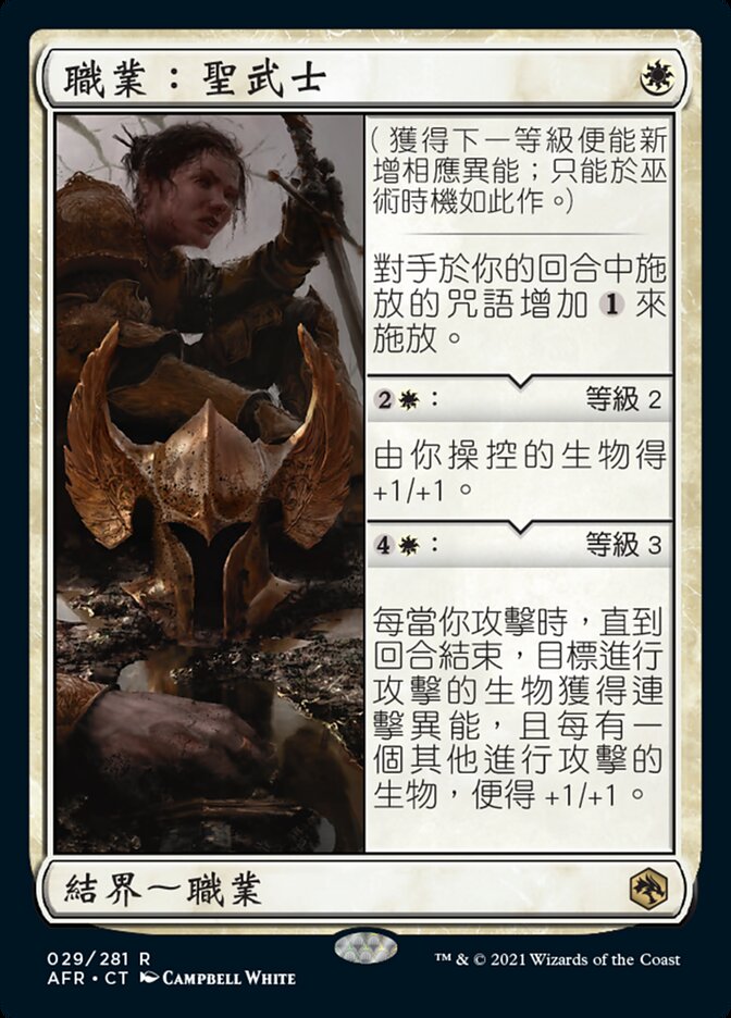 職業：聖武士