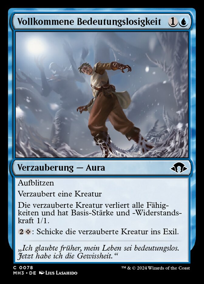 Vollkommene Bedeutungslosigkeit