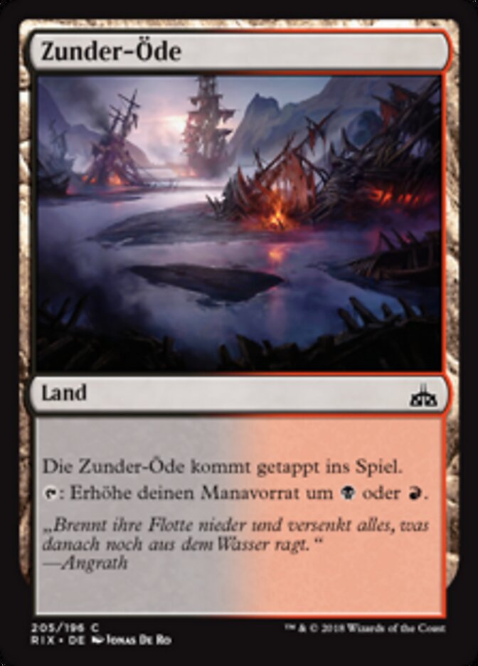 Zunder-Öde