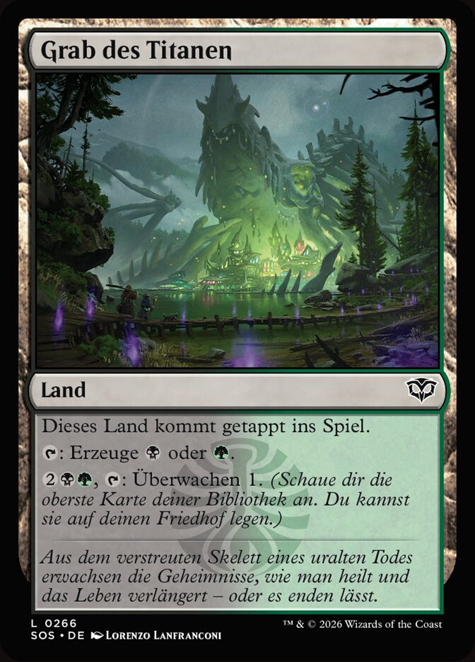 Grab des Titanen
