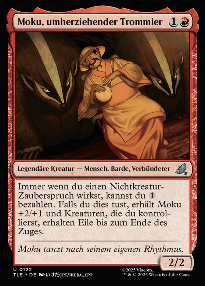 Moku, umherziehender Trommler