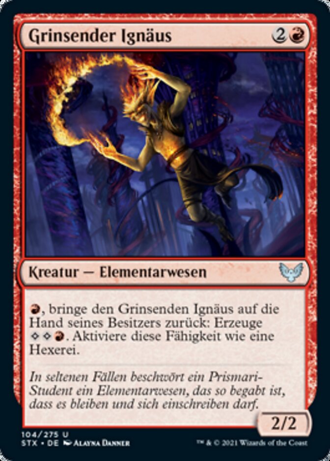 Grinsender Ignäus
