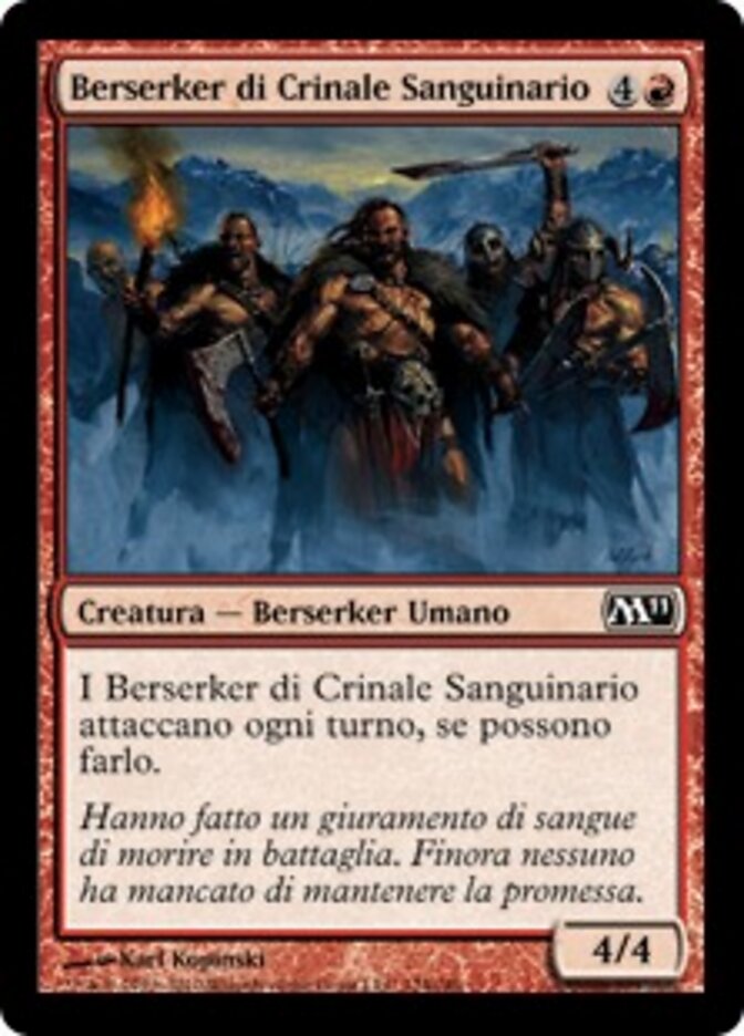 Berserker di Crinale Sanguinario