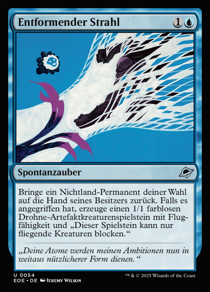 Entformender Strahl