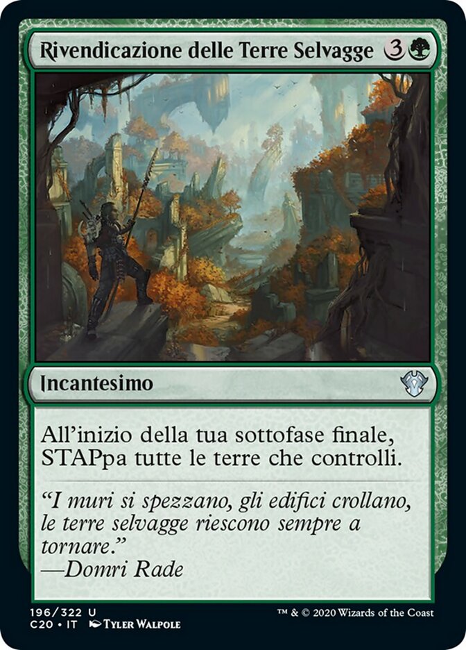 Rivendicazione delle Terre Selvagge