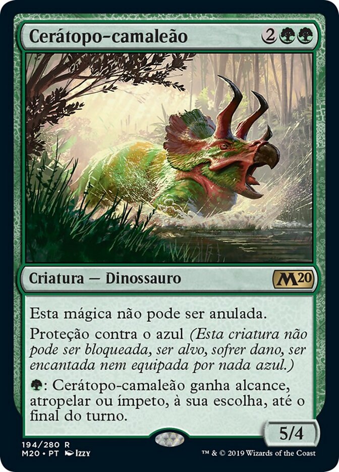 Cerátopo-camaleão