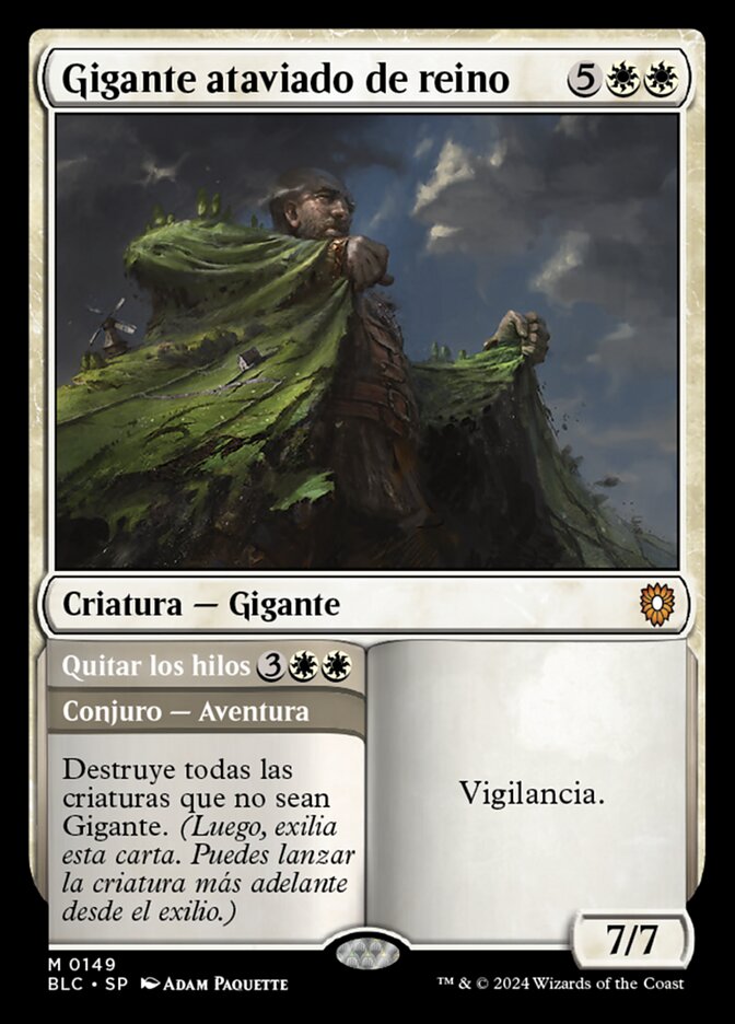 Realm-Cloaked Giant // Cast Off