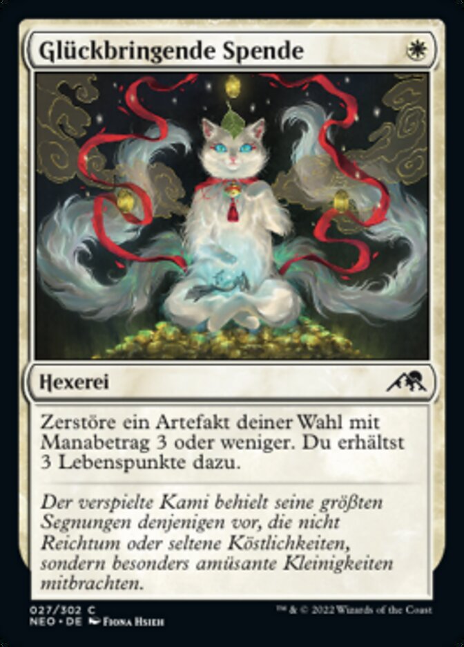 Glückbringende Spende