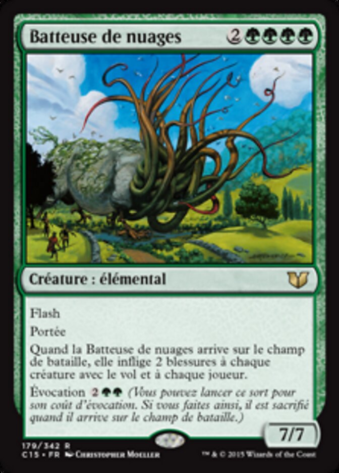 Batteuse de nuages