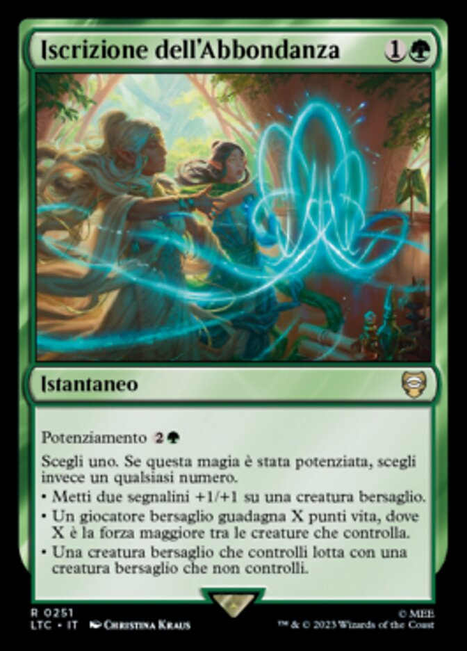 Iscrizione dell'Abbondanza