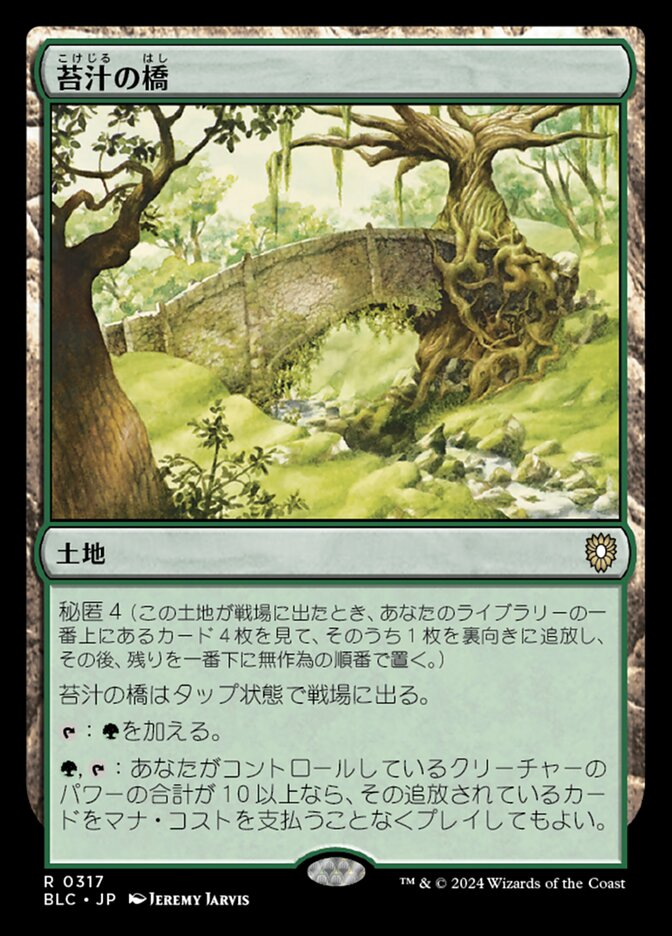 苔汁の橋