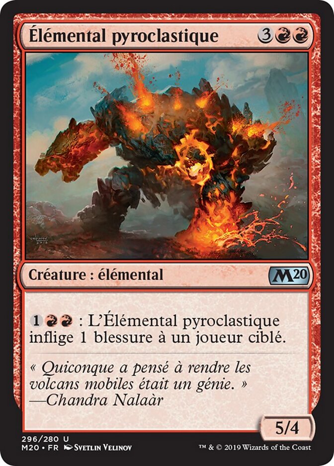 Élémental pyroclastique
