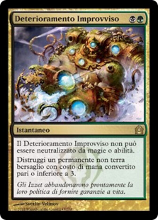 Deterioramento Improvviso