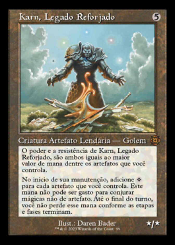 Karn, Legado Reforjado
