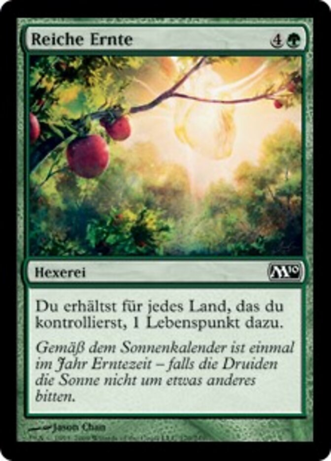 Reiche Ernte