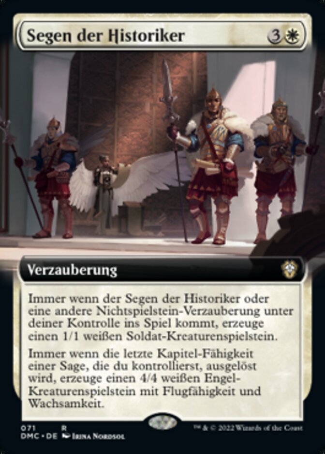 Segen der Historiker