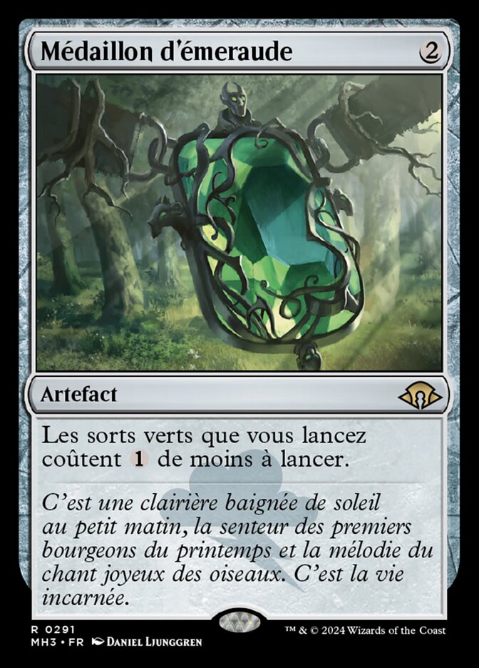 Médaillon d'émeraude