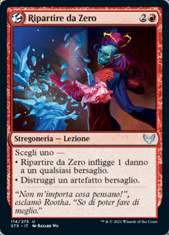 Ripartire da Zero