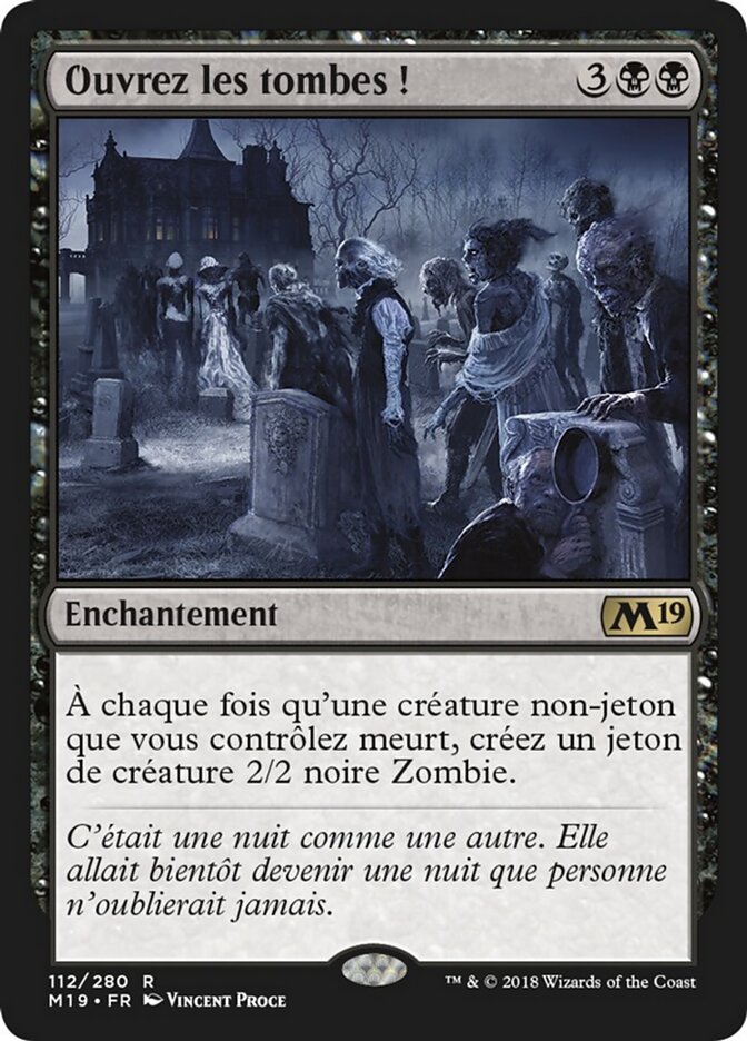 Ouvrez les tombes !