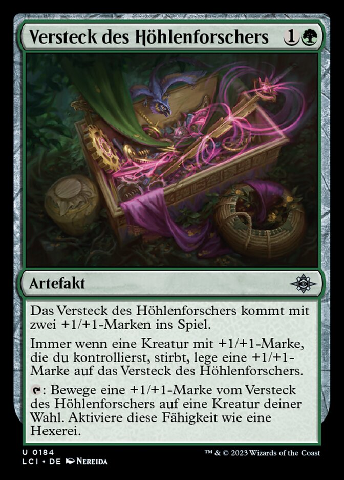 Versteck des Höhlenforschers