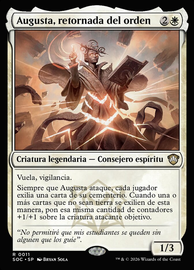 Augusta, retornada del orden