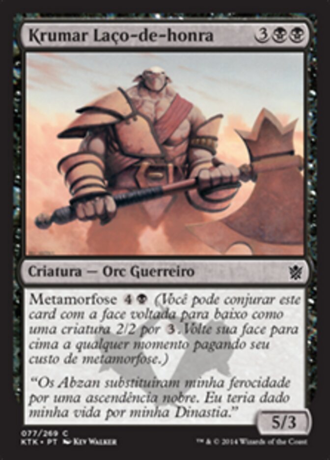 Krumar Laço-de-honra