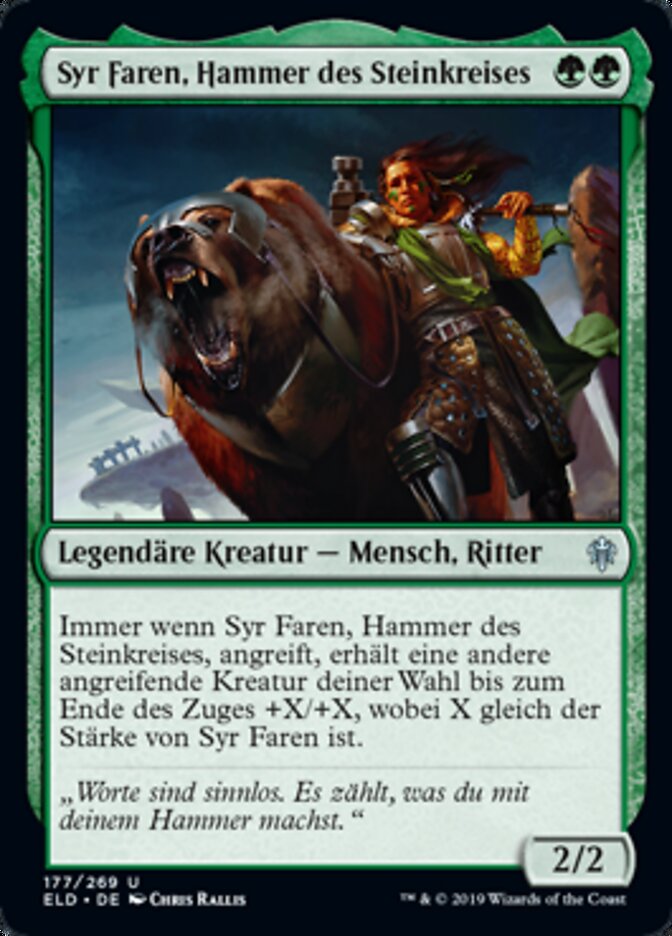 Syr Faren, Hammer des Steinkreises