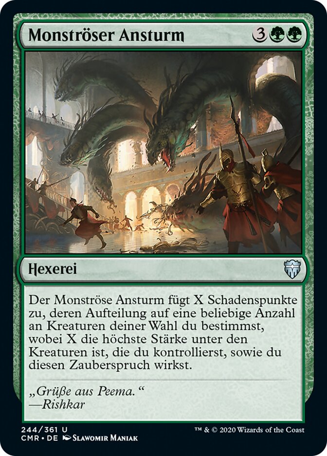 Monströser Ansturm