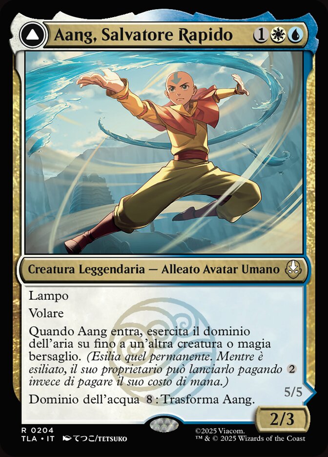 Aang, Swift Savior // Aang and La, Ocean's Fury