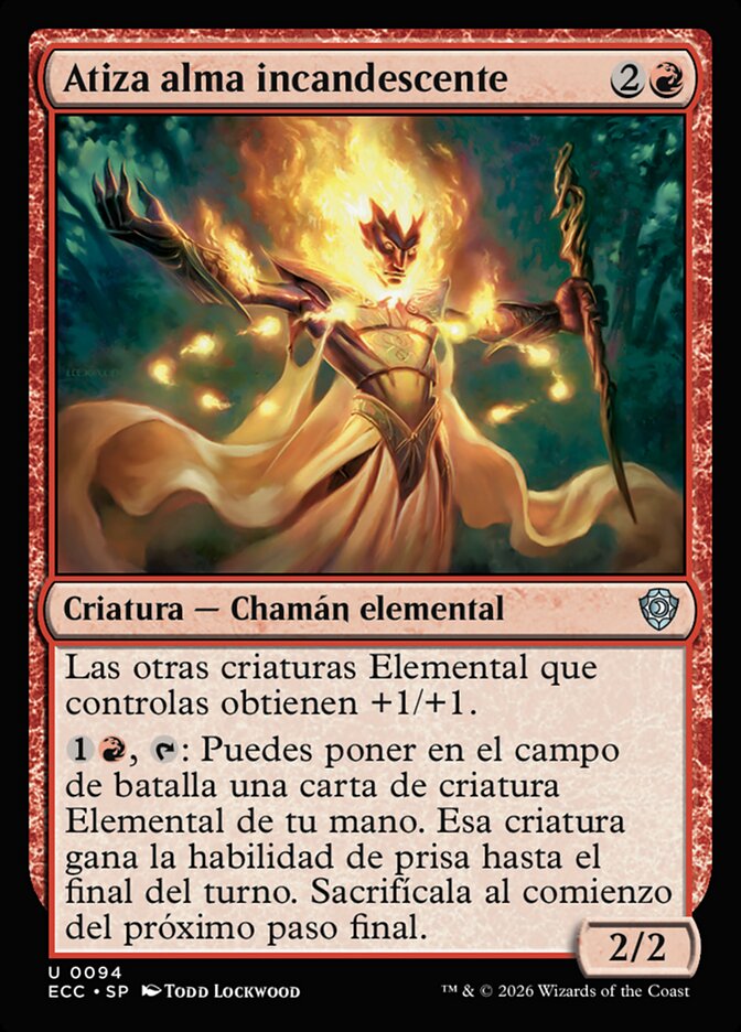 Atiza alma incandescente