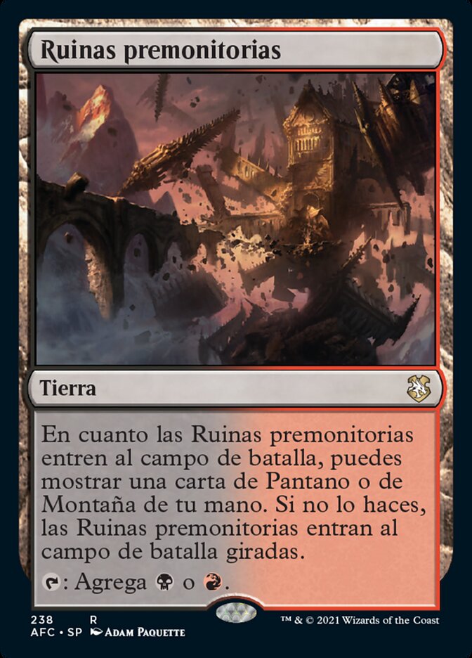Ruinas premonitorias