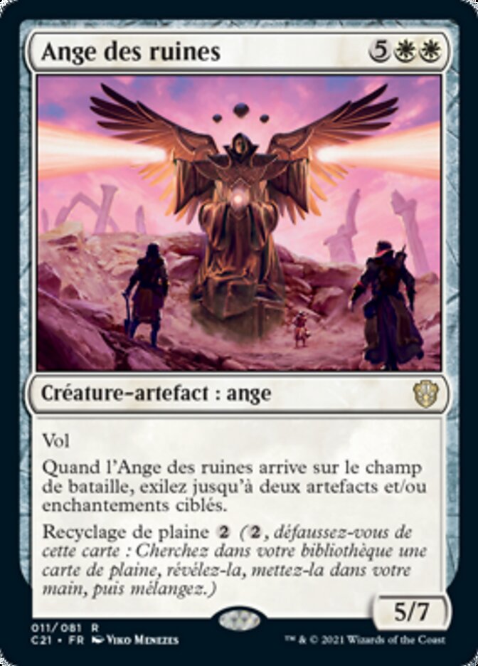 Ange des ruines
