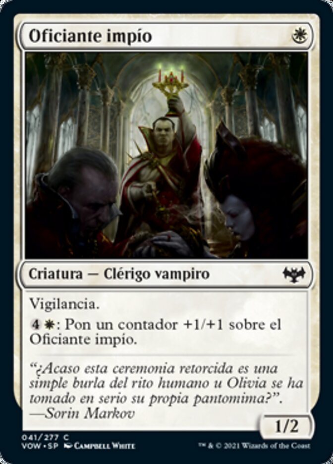 Oficiante impío