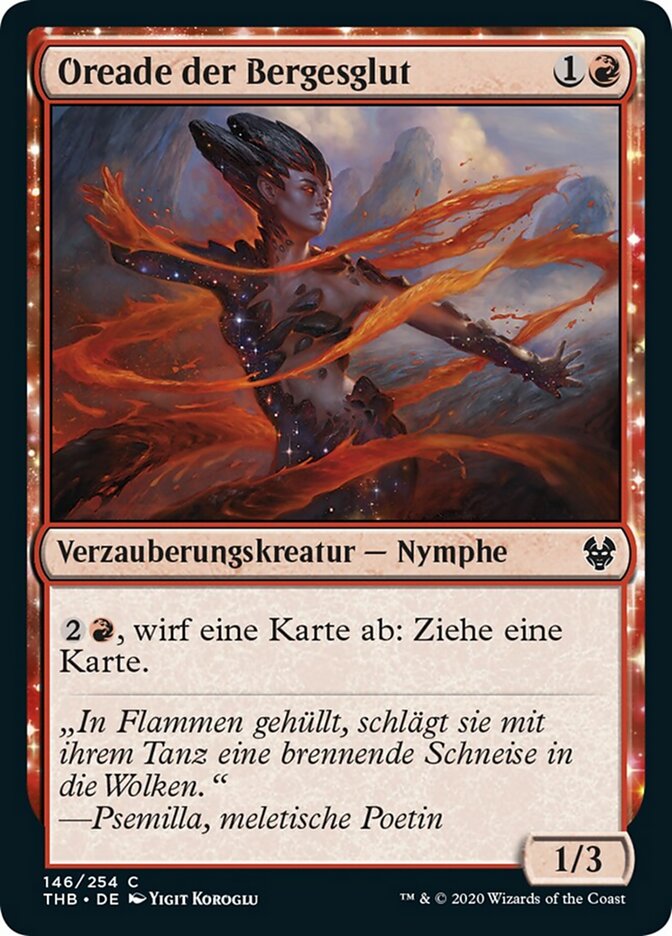 Oreade der Bergesglut