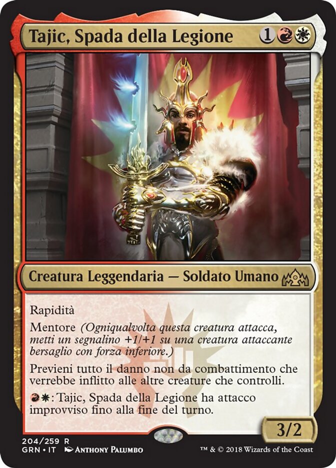 Tajic, Spada della Legione